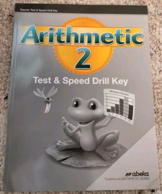 New! Abeka Arithmetic 2 Test and Speed Drill Teacher Key