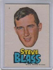 1967 Topps Test Stickers #4 Steve Blass  PIRATES   EXTREMELY RARE   MINT SHAPE !