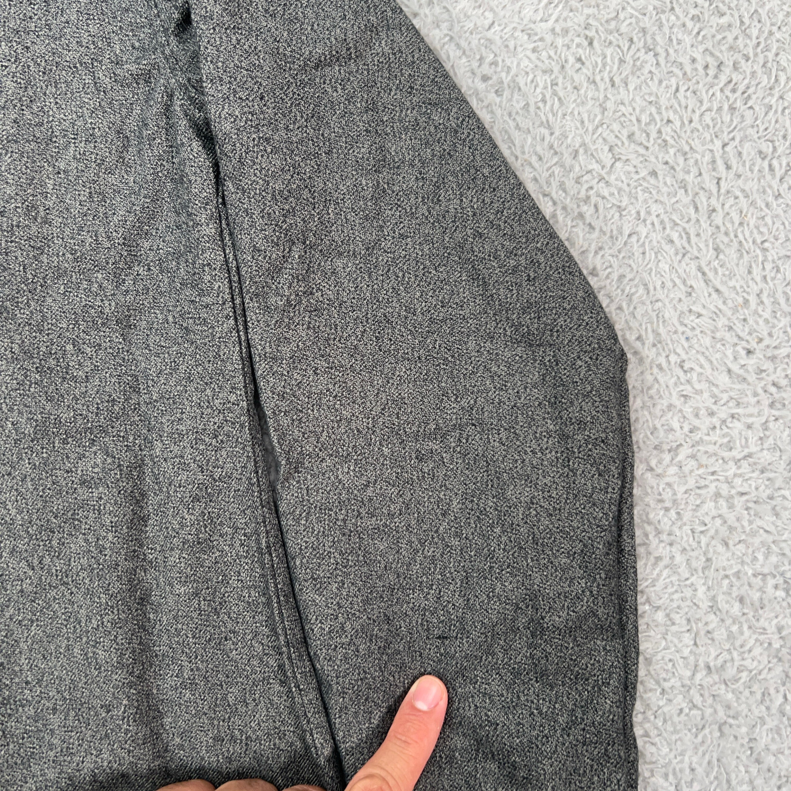 Dixxon Shirt Womens Small Gray Solid Button Up Ob… - image 8