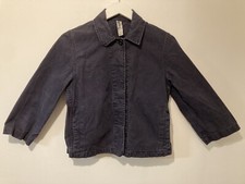 Y2k Margaret Howell Mhl Charcoal Boxy Utility Jacket W Buttons Size Xs