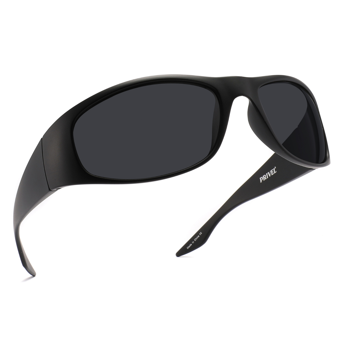 PRIVEL XXL Size Extra Large Wrap Around Polarized Sunglasses for