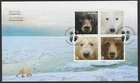 Canada #3191-3194, Bears, Black Bear at UL, Official First Day Cover, FDC 2019