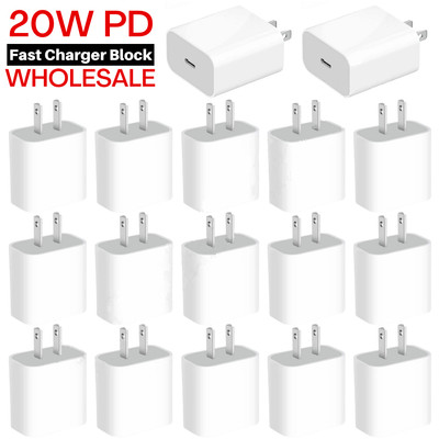 Original 20W USB Power Adapter Wall fast Charger for Apple iPhone 17 16 15 14 13