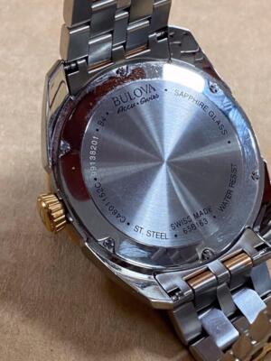 新同BULOVA AccuSwiss クロノグラフ ETA7750互換SW500 新同 BULOVA AccuSwiss 65C116 Tellaro クロノグラフ