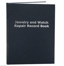 Jewelers Watch & Jewelry Repair Log Record Book - 2,000 Entries - 8 1/2" x 11"