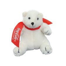 Coca Cola Anstecker Plüsch Polar Eisbär Sto...