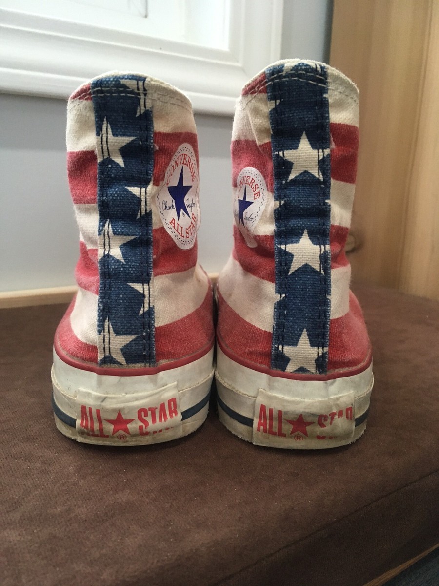 Vintage 80s Made in USA Converse Chuck Taylor All Star Hi Vintage 80s Made in USA Converse Chuck Taylor All Star Hi