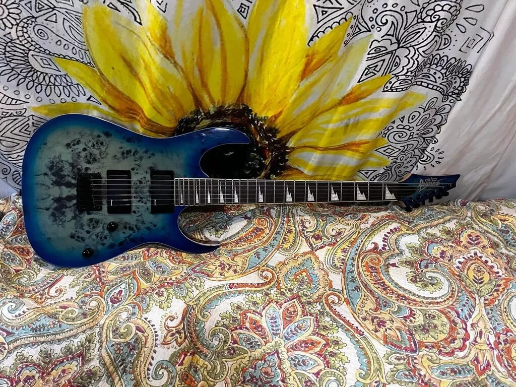 Ibanez aqua burst deals