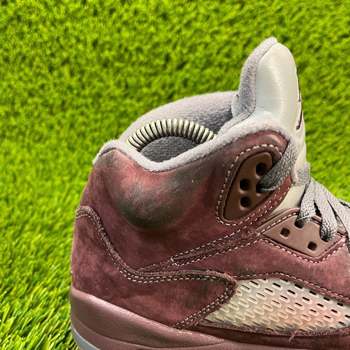 Nike Air Jordan 5 Retro Boys Size 5Y Red Athletic Basketball
