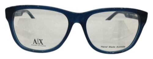 ARMANI EXCHANGE AX237 CRYSTAL BLUE BBO PLASTIC EYEGLASSES FRAME NEW 53-15-135 RX - Picture 2 of 6