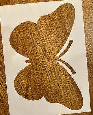 Butterfly Lying Flat Reusable 10 MIL Laser Cut Mylar Stencil Painting
