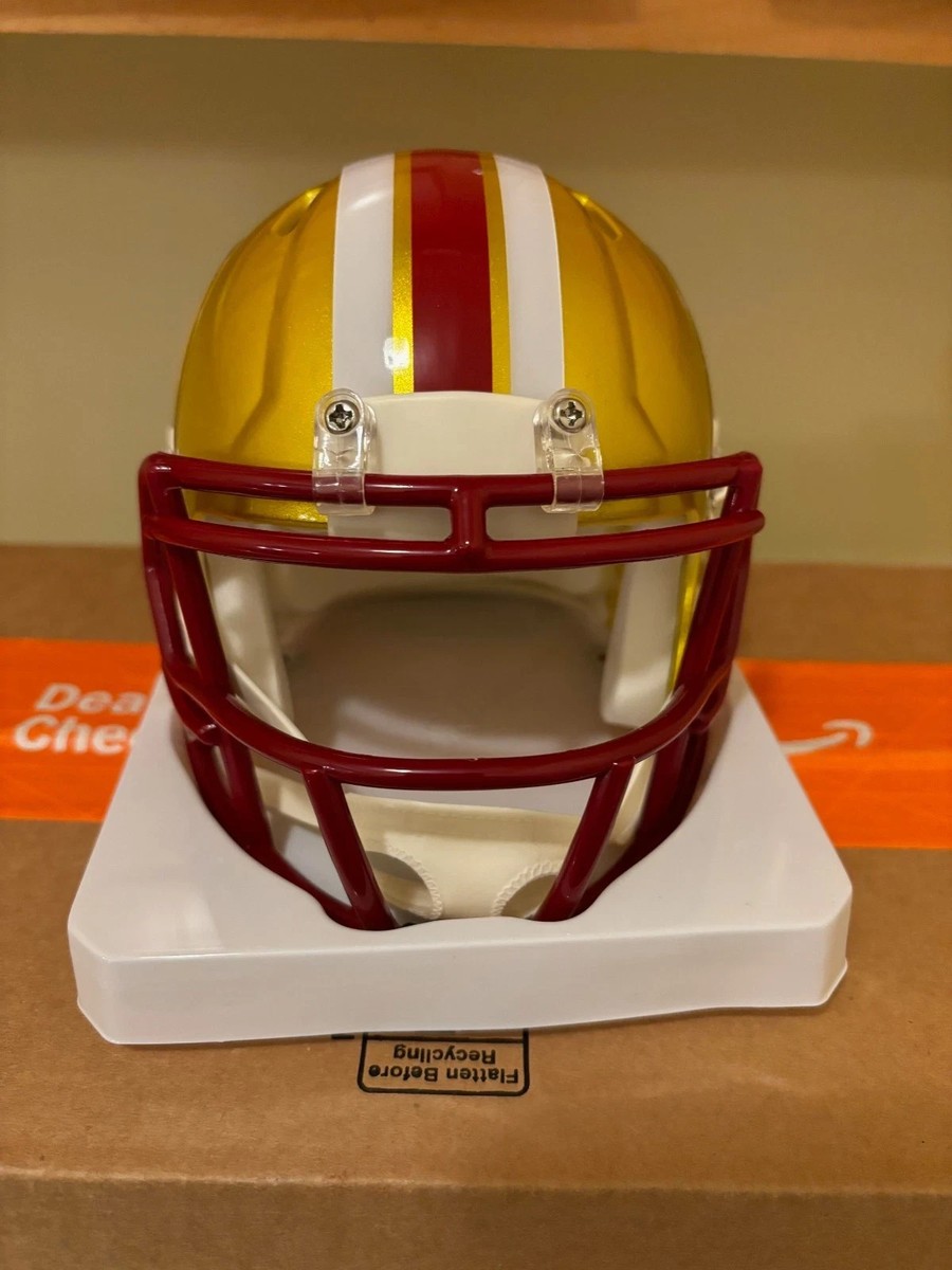 ヴィンテージ Riddell NFL レッドスキンズ ミニヘルメット Washington Redskins Custom Yellow Flash Mini Football Helmet