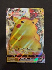 Carta Pokemon Pikachu VMAX 044/185 Vivid Voltage Ultra Rara Holo NM