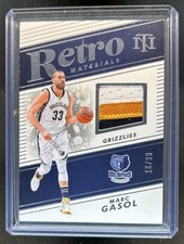 2024-25 Panini National Treasures Marc Gasol Retro Patch #/99 Grizzlies