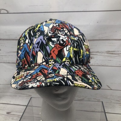 DC Comics Women Superhero Baseball Hat Cap Flat Brimmed Wonder Snapback