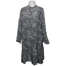 Bodyflirt, Kleid, Größe: 50, Schwarz/Weiß/Mehrfarbig, Viskose, Leopard #Any