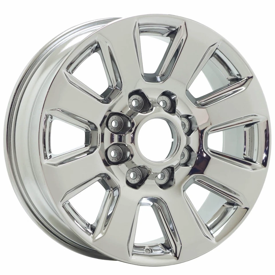 Llantas 20" Ford F250 F350 SRW cromadas brillantes juego de fábrica OEM 10102 INTERCAMBIO Foto 3 de 4