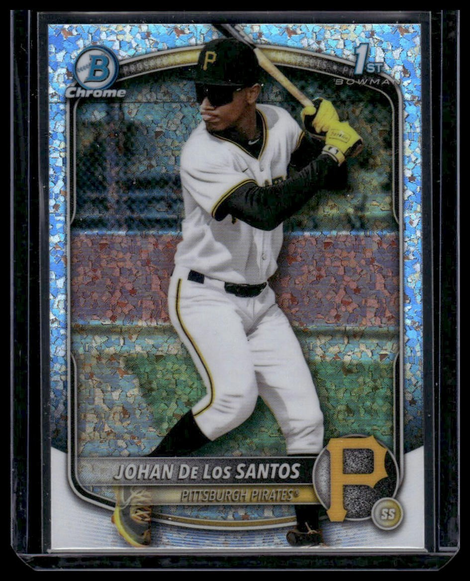2025 Bowman Chrome #BCP-163 Johan De Los Santos Prospects Mini-Diamond
