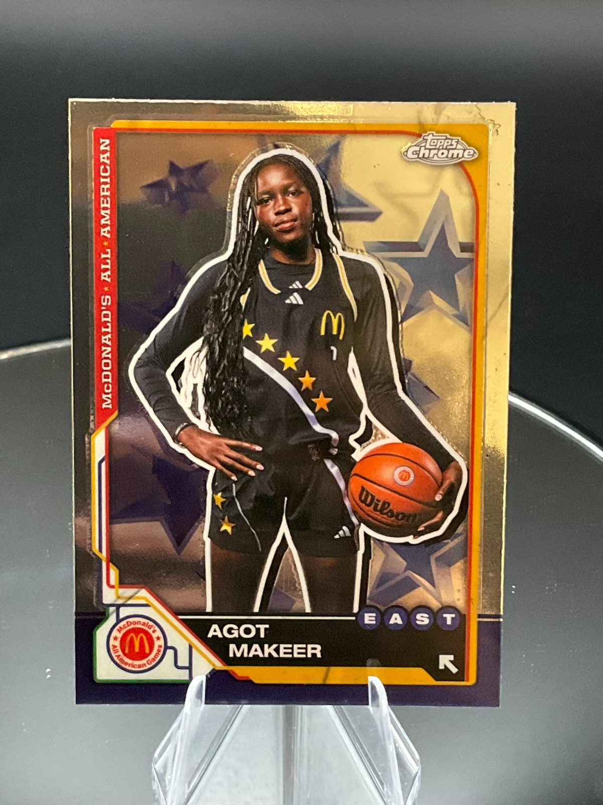 2025 Topps Chrome McDonald's All American #17 Agot Makeer, East