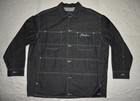 Vintage Men's Phat Farm Black Jean Button Up Jacket Size XXL Y2K Trucker — photo 1