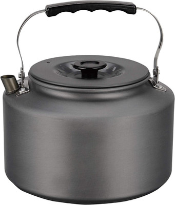 1.6L/2.2L Camping Kettle Aluminum Alloy Open Campfire Coffee Tea Pot Fast Heatin