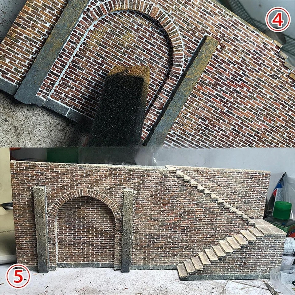 1/35 Building Model Kit Scenery Layout Sand Table Architecture Model - Image 3 of 4