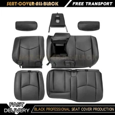 2003 2004 2005 2006 Fits Chevy Tahoe Suburban Second Row 60/40 Seat Cover Black