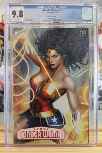 Wonder Woman #1 ~ 11/2023 ~ CGC Grade 9.8. White Pages ~ Diaz Variant Cover A