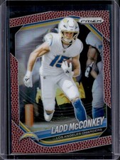 2025 Panini Prizm Ladd McConkey Pigskin #/180 Chargers