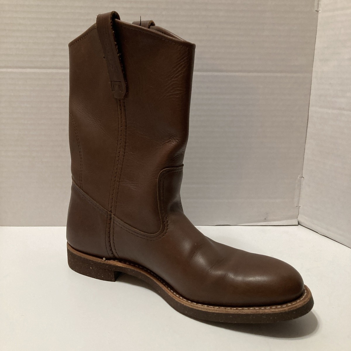 Red Wing Pecos Leather Work Boot 1178 Heritage Nailseat Soft Toe