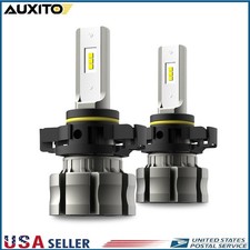AUXITO LED Fog Light Bulb 5202 White for Chevy Silverado 1500 2500 35 HD 07-15 D