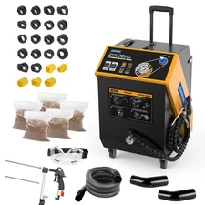 AUTOOL Walnut Blaster Engine Intake Valve Deposits Cleaner Cleaning Machine 110V