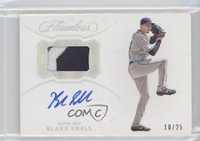 2019 Panini Flawless Patch Auto /25 Blake Snell #PA-BS Patch Auto 5ov