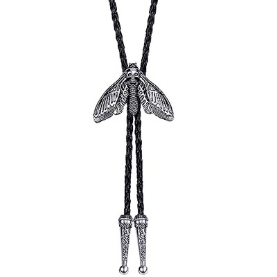  Bolo Tie for Men Western Bolo Tie Cowboy Necktie Accessories Punk Retro Skull