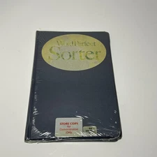 Word Perfect Sorter Demonstration Store Copy Sealed IBM PC/XT 4.0 192kb Software