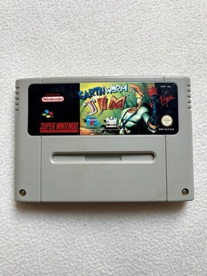 Earthworm Jim - SNES Super Nintendo - Modul