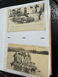 Album 200 Cartes Postales Anciennes CPA Militaria Guerre 1914 1918 Saumur Divers