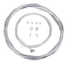 Premium Bicycle Brake Cable Kit for BMX/MTB - CHROME