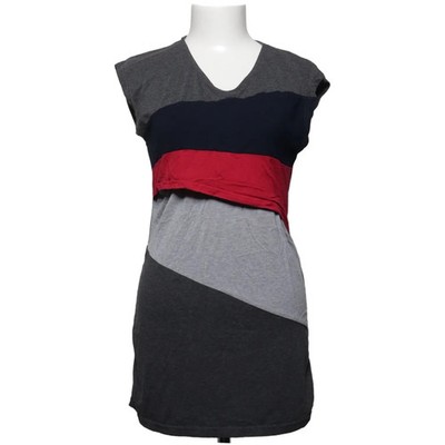 Happy Mama, Still-Top, Größe: XL, Grau/Blau/Pink/Mehrfarbig #dWN
