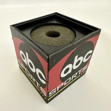 ABC Sports Vintage Microphone Flag Cube Network Station Banner Foam Insert