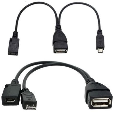 2 Stück Fire TV Stick Adapter Kabel Micro USB OTG Y HOT HOST Cube 4K Generation