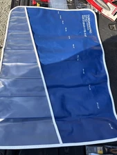 Duro Indestro Tools USA 11 Slot Wrench Roll Holder 5120-01-115-1148 Blue 84300