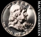 1962 Silver Franklin Half Dollar - Choice Gem Proof  Lustrous  #J9995