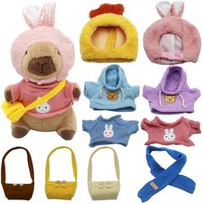 Capybara Plush with 10 pcs Clothes , Dress Up Capybara Stuffed Animal Plush...