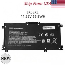 OEM Genuine LK03XL Battery For HP ENVY X360 15-BP 15M-BQ 17M-CE 17-BW L09281-855