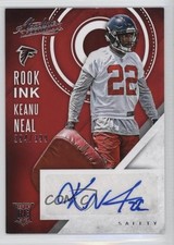 2016 Panini Absolute Rook Ink Silver 294/399 Keanu Neal #46 Auto 5u2