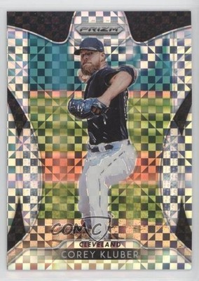 2019 Panini Prizm Plaid Power Prizm 12/75 Corey Kluber #39 9o3