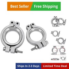 Inlet Outlet Flanges Clamps v- Replacement For TiAL MVS 38MM Wastegate W/Scre...