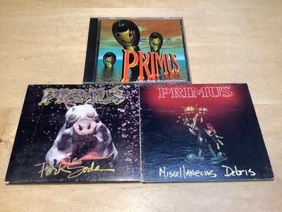 Primus 3 CD Lot - Tales From The Punch Bowl - Pork Soda - Miscellaneous Debris