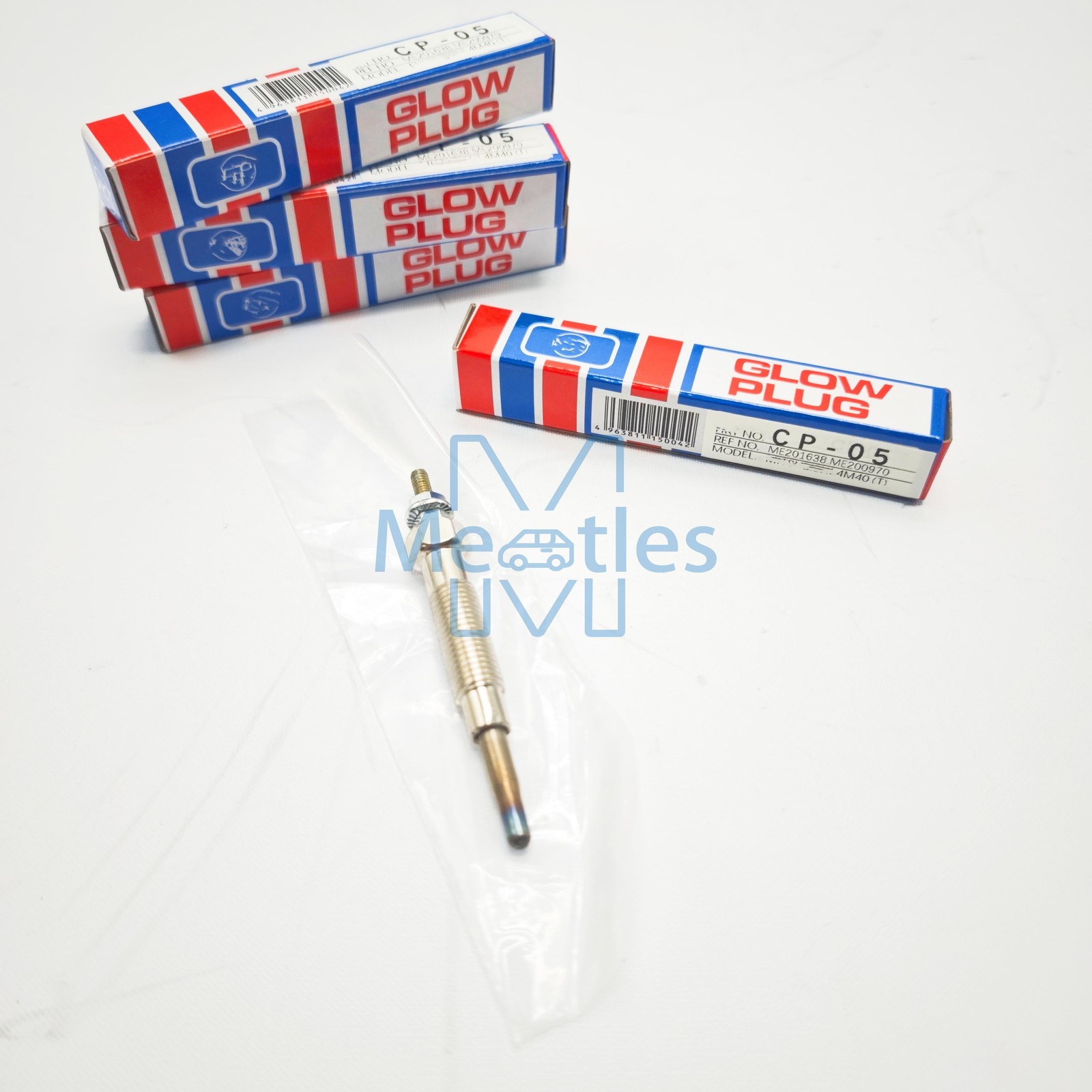 4X For Mitsubishi 4M40T 4M40 ME201638 ME200970 Glow Plug HKT CP-05